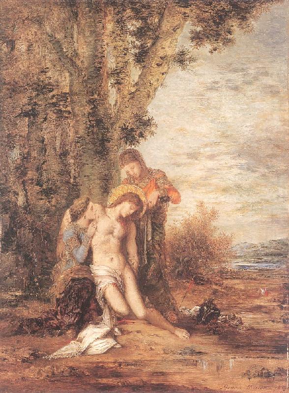 Saint Sebastian and the Holy Women, Gustave Moreau